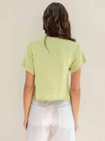 Bilde av 2504_05 Sommerstrikk  Milly Top garnpakke